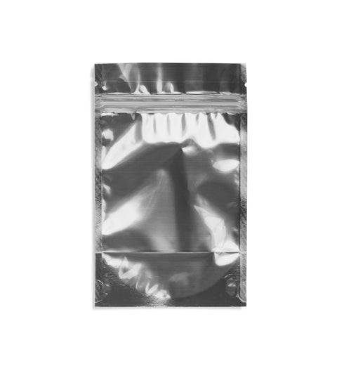 Metalize Tek Taraf Şeffaf Kilitli Doypack
