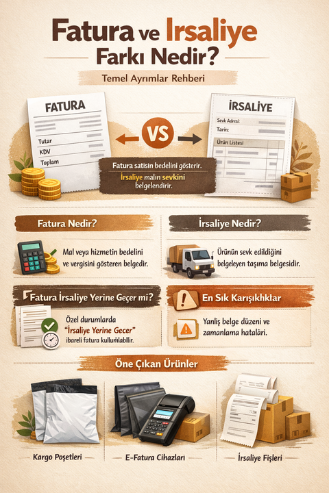 Fatura ve İrsaliye Farkı Nedir?