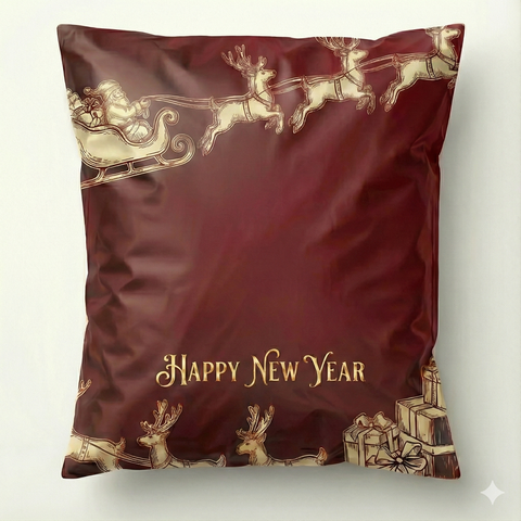 Firmanıza Özel Yılbaşı Temalı Kargo poşeti