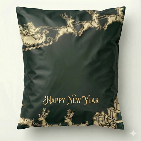 Firmanıza Özel Yılbaşı Temalı Kargo poşeti