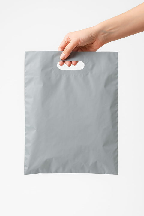 Renkli Takviyeli Mağaza Poşeti