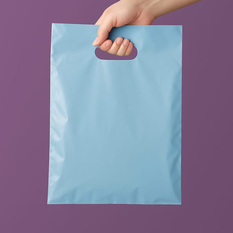 Renkli Takviyeli Mağaza Poşeti